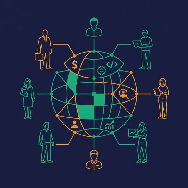 Data models feeding into AI, dashboards, and governance systems