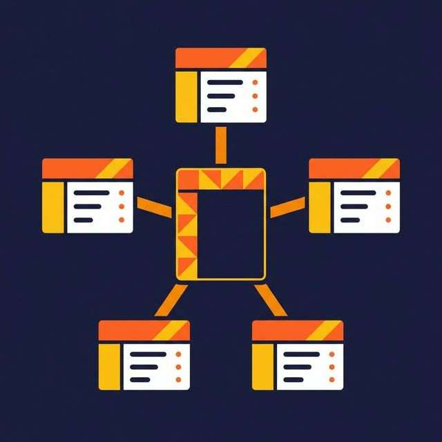 Dimensional model showing a central fact table connected to surrounding dimension tables